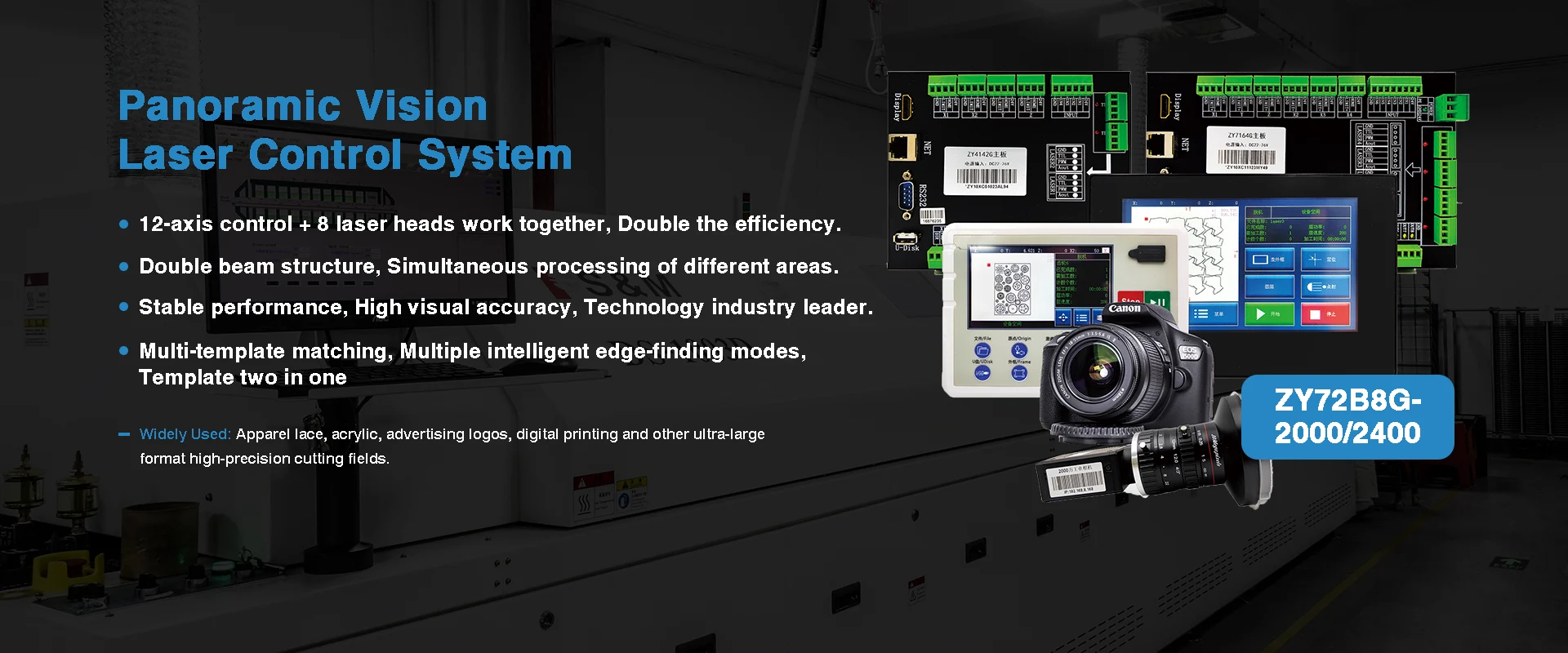 Sistema de control de láser de visión panorámica Fábrica