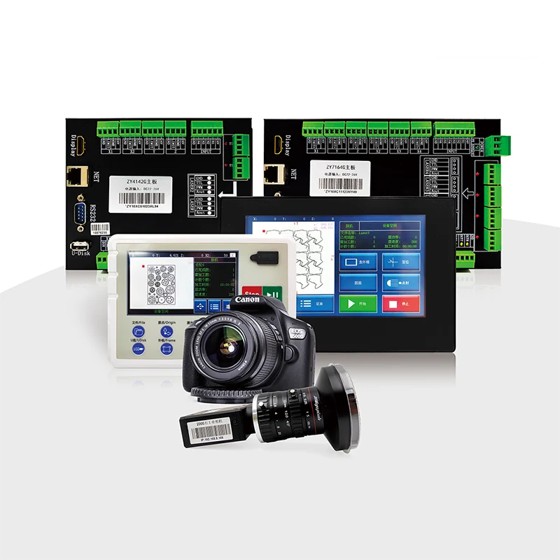 Sistema de control de láser de visión panorámica zy7164g-2000 para textiles