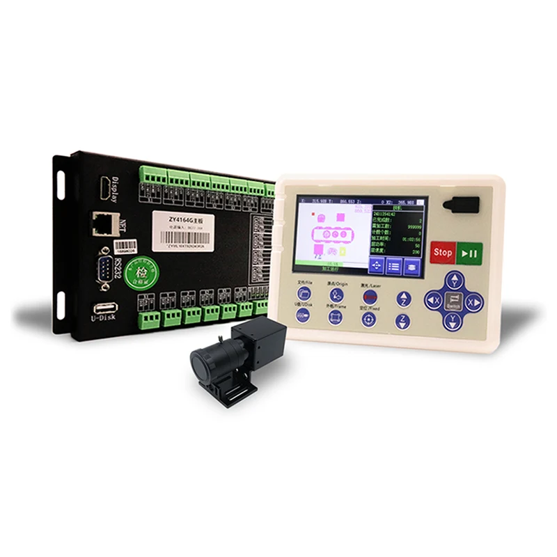 ZY4164G-130 Posicionamiento visual Sistema de control de corte láser para grabado de tela CCD