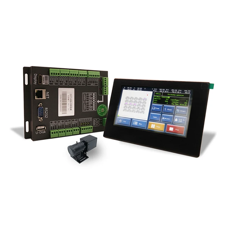 ZY7142G-30 Posicionamiento visual Sistema de control de corte láser para corte no mental CCD