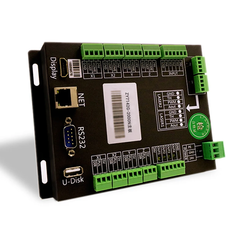 Tarjeta de control de láser de visión panorámica zy7142g-2000 para grabar