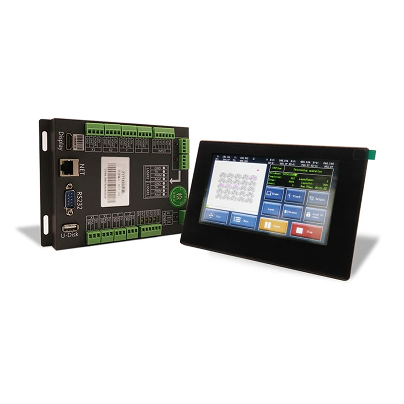 ZY7142G Corte láser y tabla de control de grabado para plástico