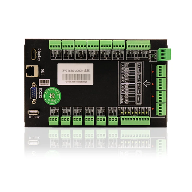 Controlador láser de visión panorámica zy7164g-2000 para cortar