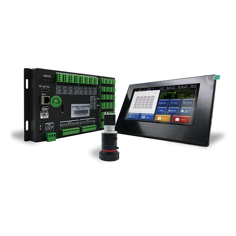 Sistema de control de láser de visión panorámica zy72b8g-2000 para tela