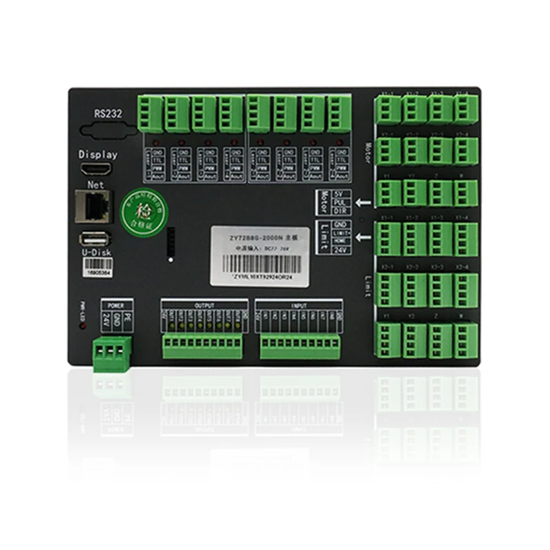 Sistema de control de láser de visión panorámica zy72b8g-2000 para marcas de formato grande